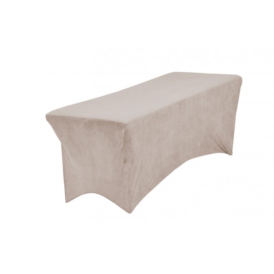 Prekrivač za kozmetički ležaj Velvet - bež