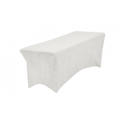 Prekrivač za kozmetički ležaj Velvet - milky