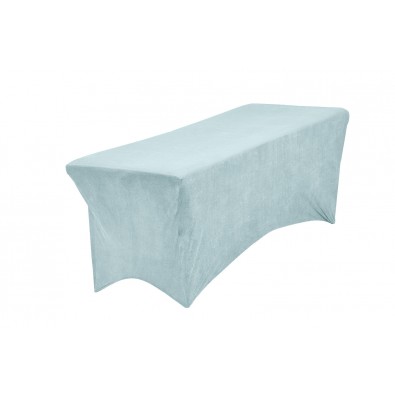 Prekrivač za kozmetički ležaj Velvet - plavi