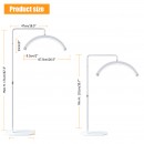 Kozmetička lampa LED MOON LIGHT "soft touch" - RINGSTONES EDITION - BIJELA